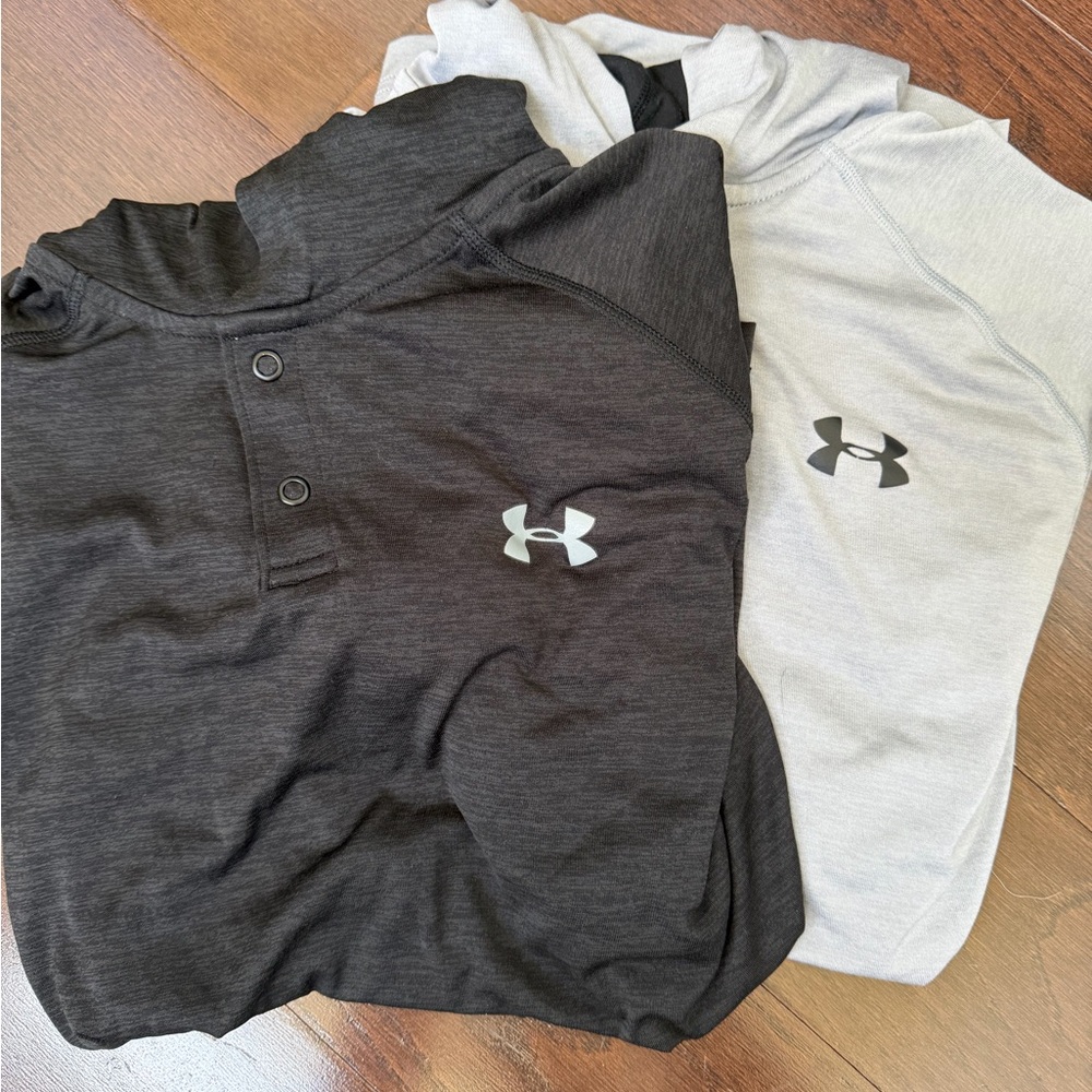 TWO Under Armour Mens Lightweight Hoodies